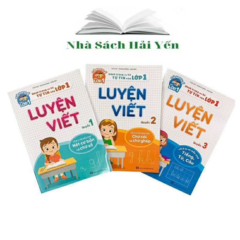 Sách - Bộ 3 luyện viết - Hành trang cho bé tự tin vào lớp 1