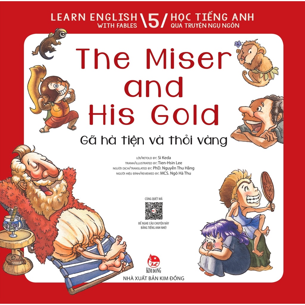 Sách - Combo Learn English With Fables - Học Tiếng Anh Qua Truyện Ngụ Ngôn - 5 cuốn