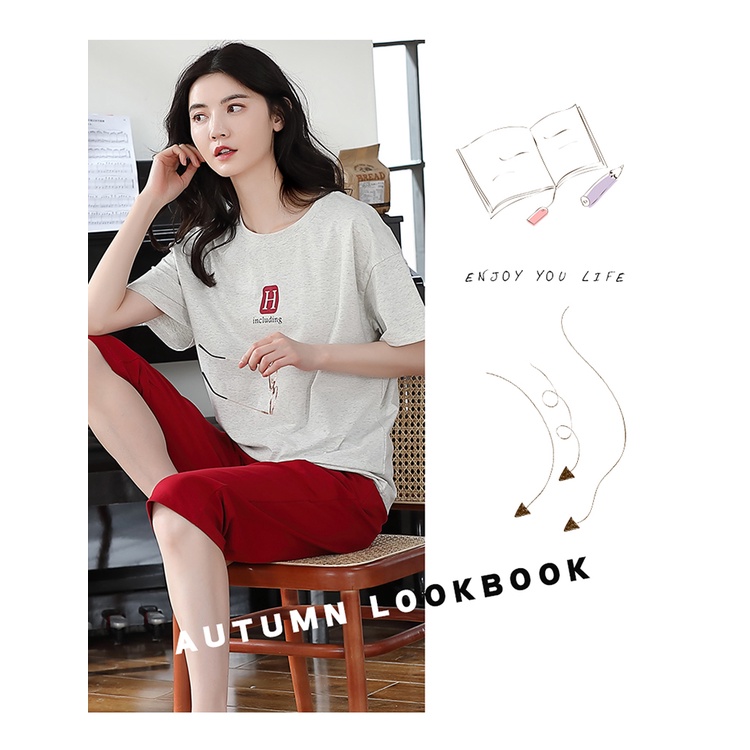 Đồ mặc nhà nữ dễ thương chất thun cotton 100% BA5052 | BigBuy360 - bigbuy360.vn