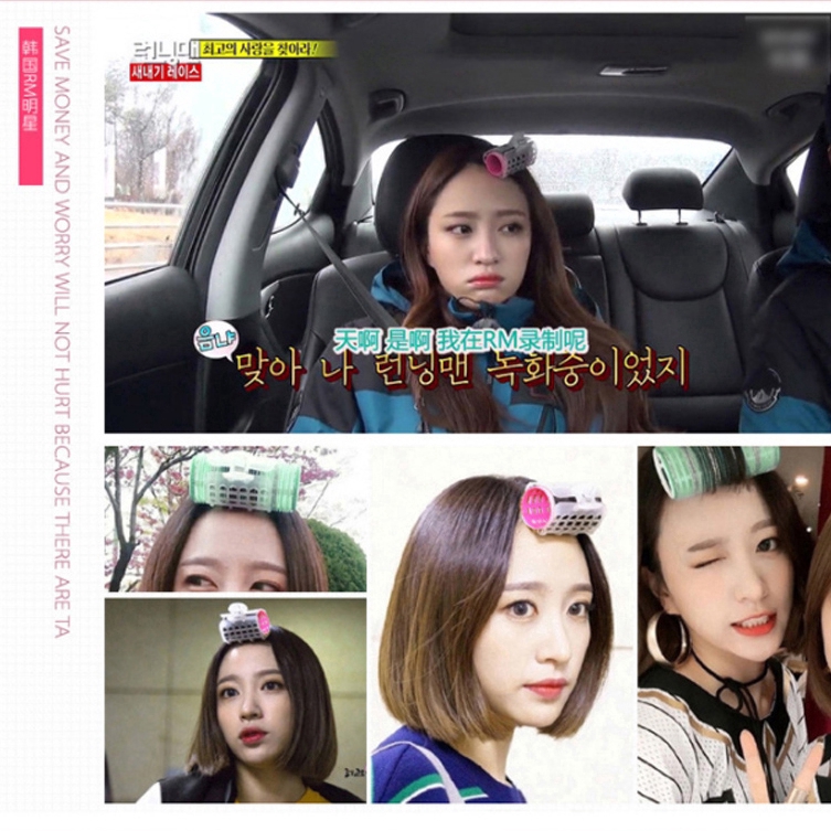 Set 3 lô cuốn tóc tự dính từ nhựa tiện dụng chất lượng cao