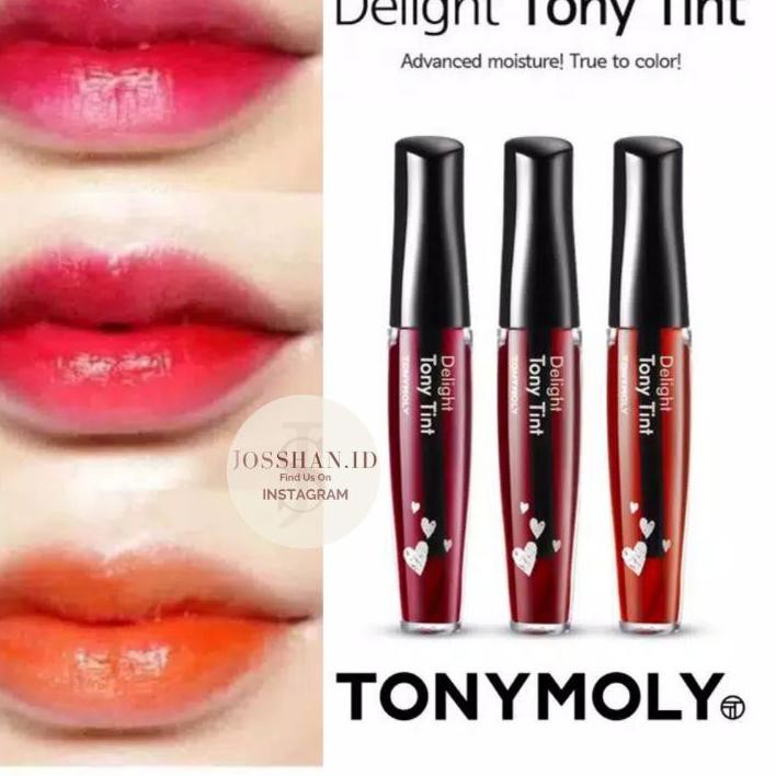 TONYMOLY (Hàng Mới Về) Son Tint Tony Moly Delight Tony Moly Delight 713 Chính Hãng 100% Màu Hồng Cherry / Apple R