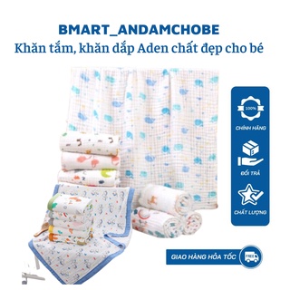 Chăn xô/khăn tắm sợi tre Aden Anais bo viền 6 lớp xuất Nhật siêu mềm cho bé