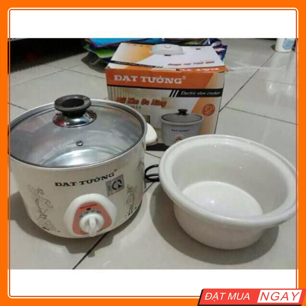 Nồi Kho Cá Bằng Điện Đạt Tường 1,5L và 2,5l Lõi Sứ Cao Cấp KC-DT-15