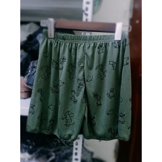 Quần đùi mặc nhà cotton nữ