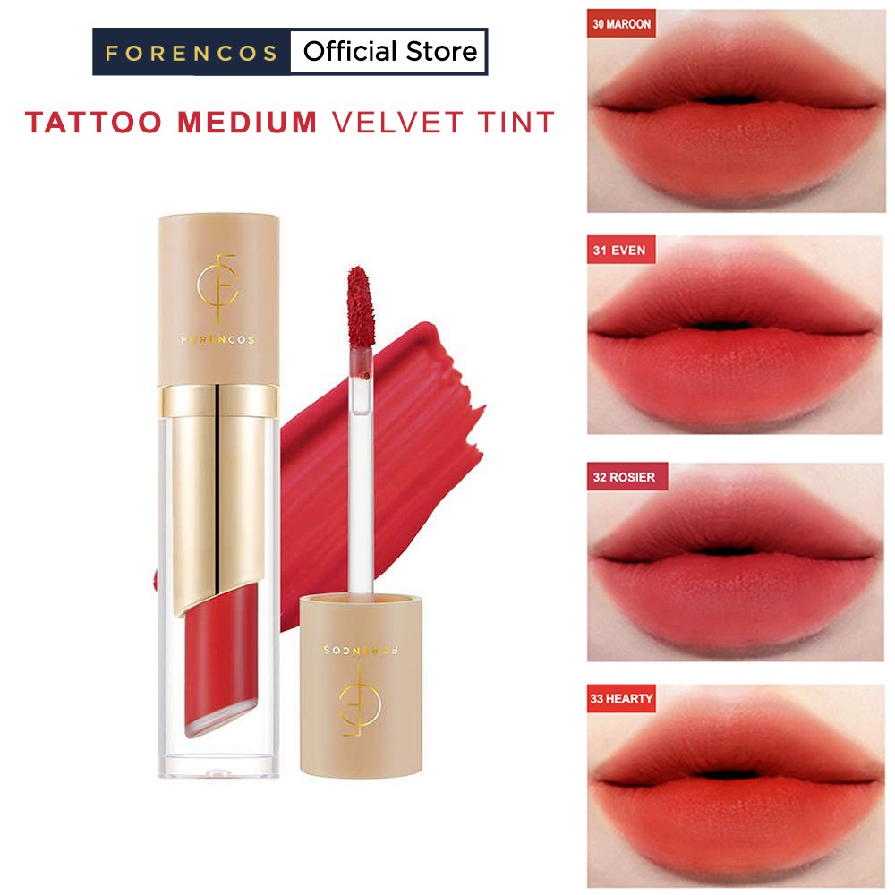 Son Kem Lì FORENCOS TATTOO MEDIUM Velvet Tint