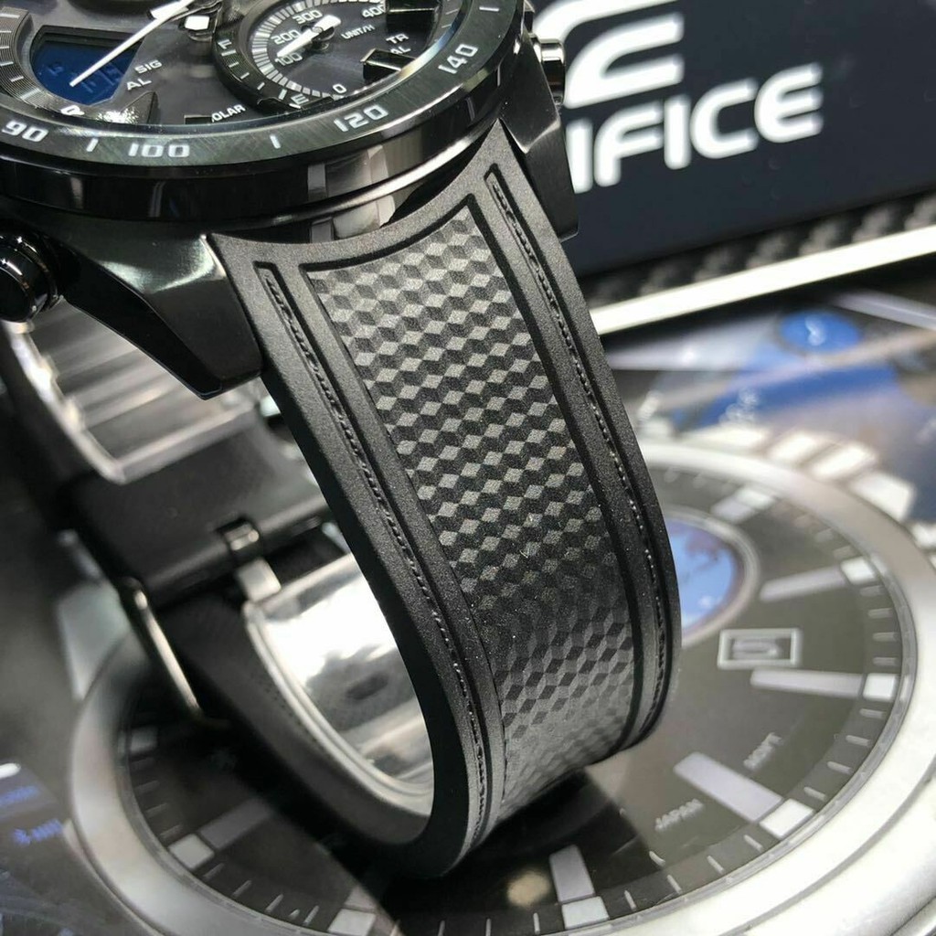 Đồng Hồ Nam Casio Dây Nhựa Chính Hãng EDIFICE ECB-900PB-1ADR