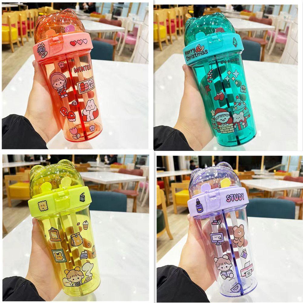 Bình Nước Hai Ống Hút Tiện Dụng Cho Hoạt Động Ngoài Trời