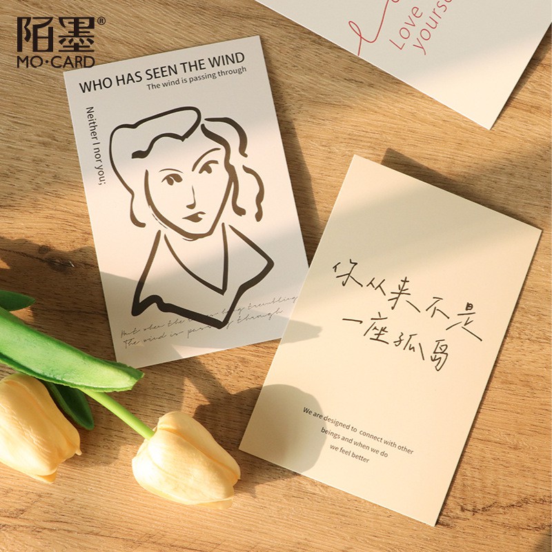 Postcard decor THINGS ảnh dán tường trang trí bàn học phòng ngủ phụ kiện decor chụp ảnh vintage hàn quốc