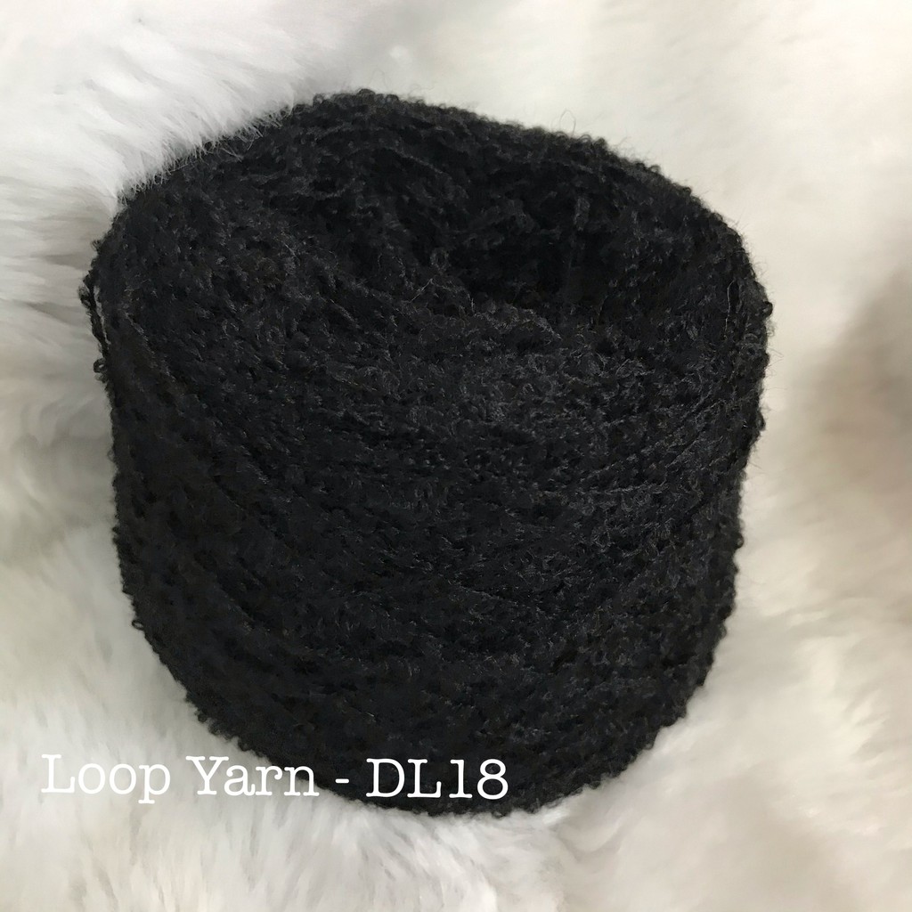 LOOP YARN Len xù vòng kiểu mới , dùng đan móc áo , mũ , khăn , thảm đệm.