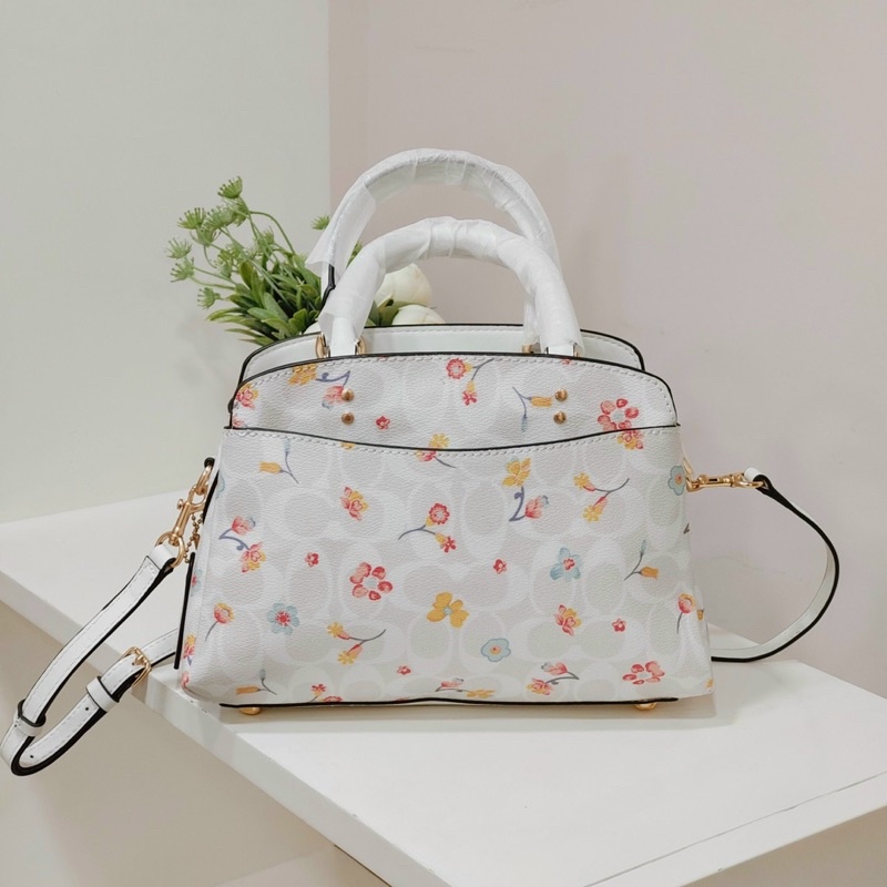 Túi nữ Coach lillie quay xách hoạ tiết sẵn sale