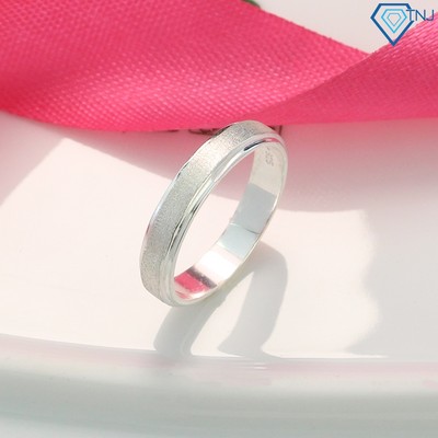 Nhẫn nam trơn không đá bằng bạc giá rẻ NNA0149 Trang Sức TNJ
