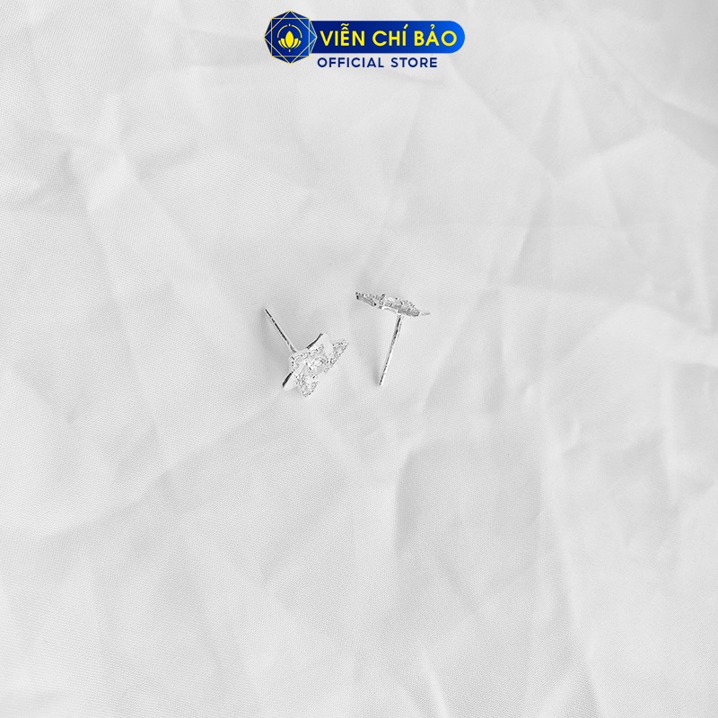 Bông tai bạc nữ Lucky Star chất liệu bạc 925 thời trang phụ kiện trang sức nữ Viễn Chí Bảo B400719H