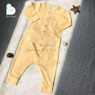 Bộ Nous cài thẳng dài mây vàng