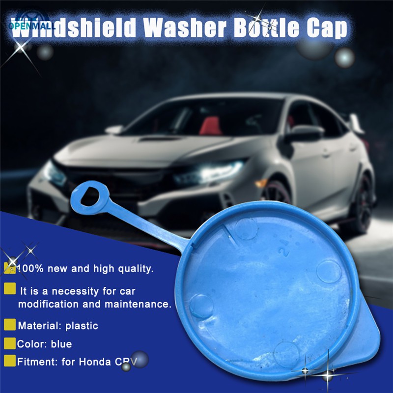 OM Windshield Washer Bottle Cap Mini Replacement Tank Wiper Car Fluid Reservoir For Honda CRV
