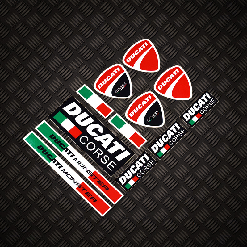 Miếng Dán logo Phản Quang 3m Trang Trí Xe Hơi ducati pet