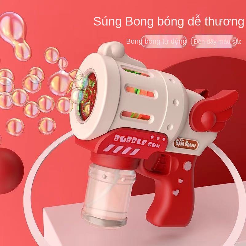 Máy bắn bong bóng tự động nhiều màu sắc giống nhau cho trẻ em thổi đồ chơi nước