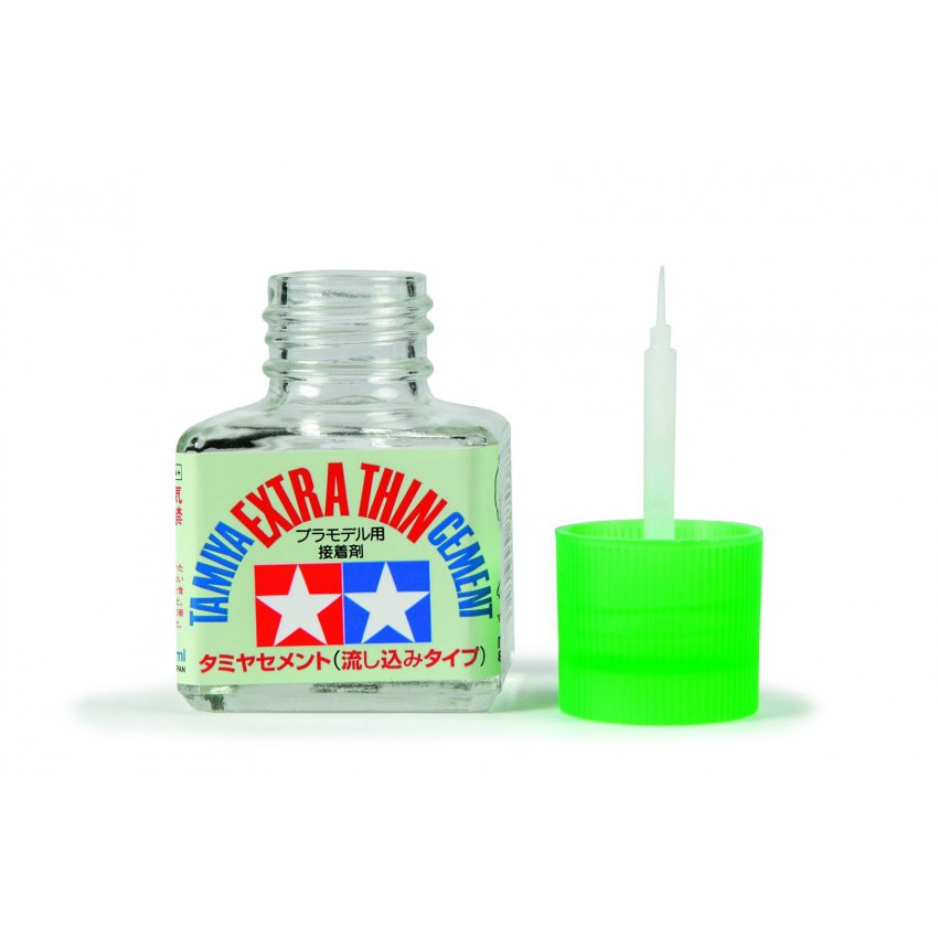 Keo dán mô hình Tamiya 87038 Extra Thin Cement Glue Fine Tip 40ml