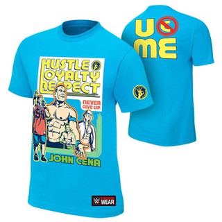 Áo phông WWE John Cena "Hustle Royalty Respect" xanh