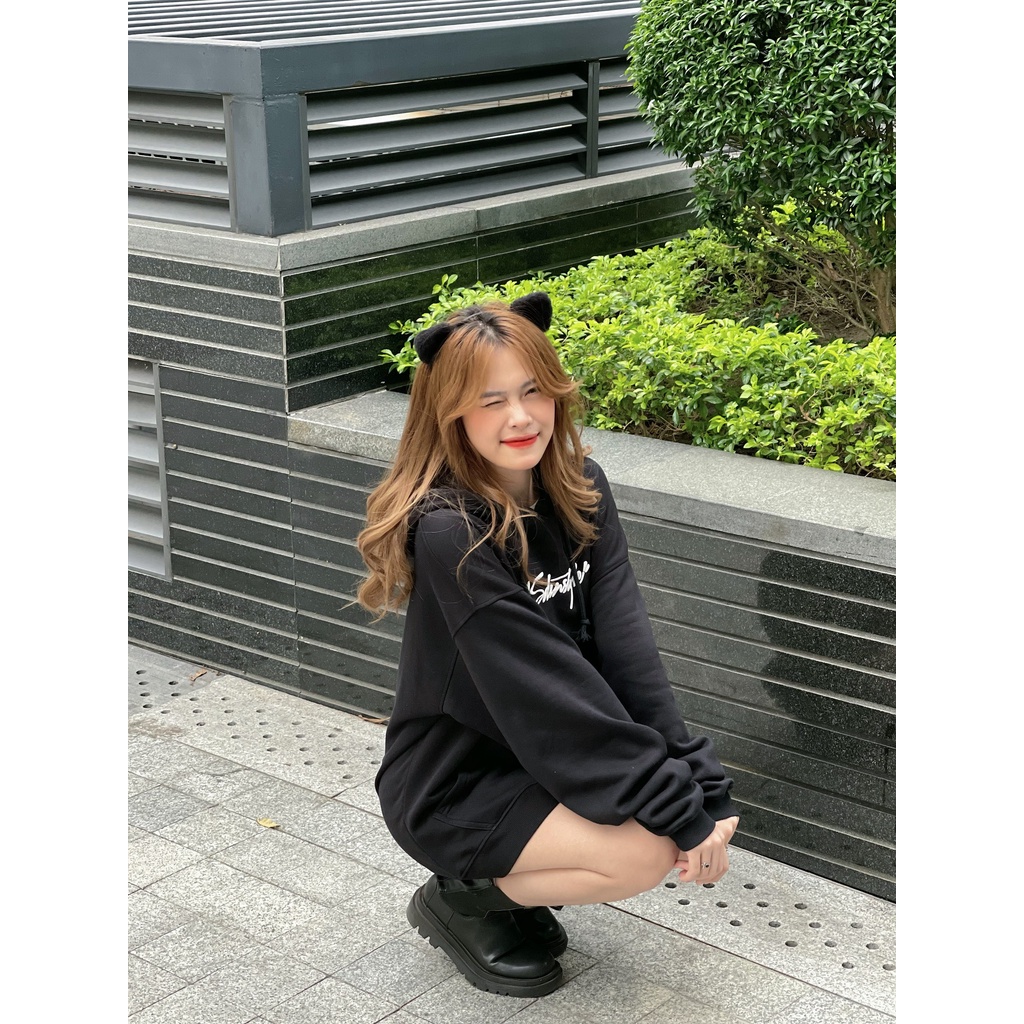 Áo Khoác Hoodie Unisex Nam Nữ Form Rộng SDVN