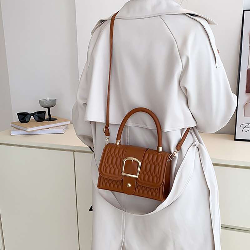 Túi Đeo Vai Màu Trơn Đơn Giản Thời Trang Phong Cách Hàn Quốc Cho Nữ