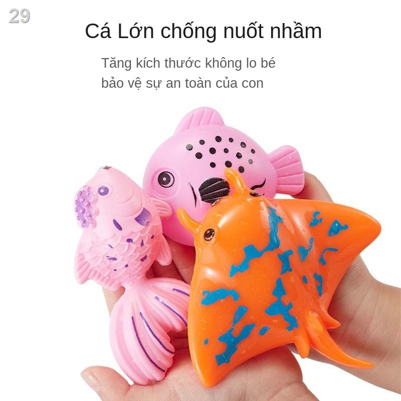 Bộ đồ chơi câu cá trẻ em bể bơi, cần từ tính, khối vuông gia đình dưới nước, trò tương tác giữa con trai và gái