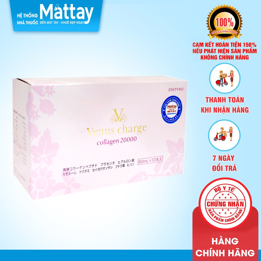 Thực phẩm chức năng Josephine Venus Charge Collagen