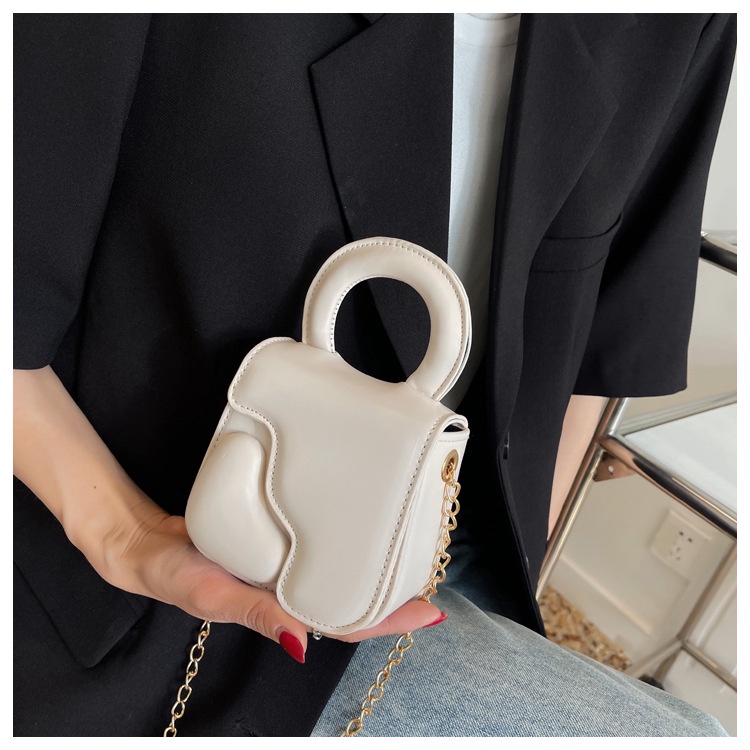 Túi Xách JASMIN NOIR Da PU Phối Xích Thời Trang Cho Nữ