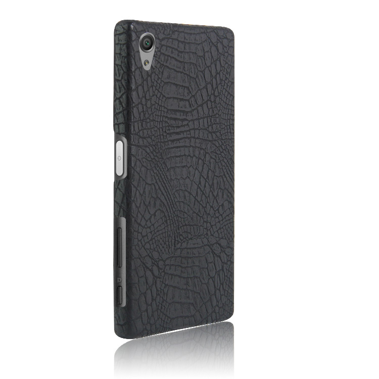 Ốp điện thoại PC cứng da PU giả vân cá sấu cho Sony Xperia X F5121 Dual F5122