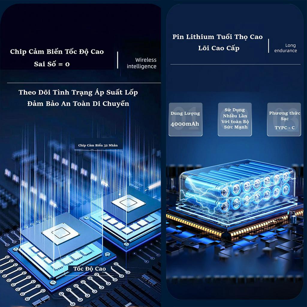 Bơm Lốp Ô Tô C250, Bơm Lốp 4in1 - Máy Hút Bụi - Chuyên Dụng - Đo Áp Suất Lốp - Đèn Pin, Bảo Hành 12 Tháng - Lỗi 1 Đổi 1