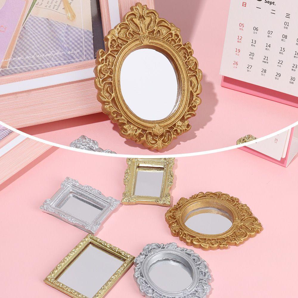 Gương Trang Trí Nhà Búp Bê Mini Xinh Xắn