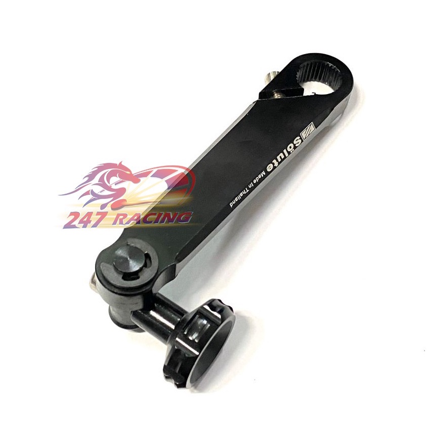 Pát thắng Nhôm CNC hàng Thái màu ĐEN gắn xe máy Wave,Dream,Sirius,Exciter...