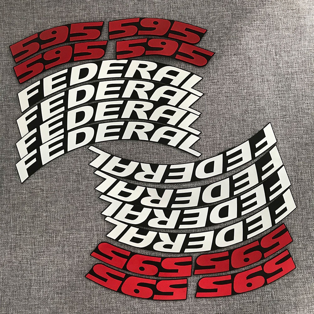 1 Bộ Sticker 595 Dán Lốp Xe Hơi Xe Máy Hình Chữ Cái Trang Trí
