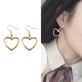 Bông tai họa tiết trái tim dễ thương cho nữ