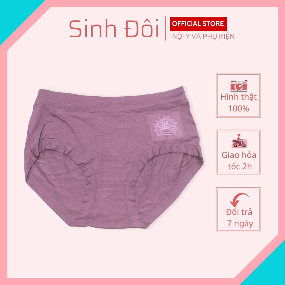 Quần lót nữ cotton cao cấp trơn dạng cạp cao lưng bản lớn ôm mông mềm mại thoáng mát size dưới 65kg