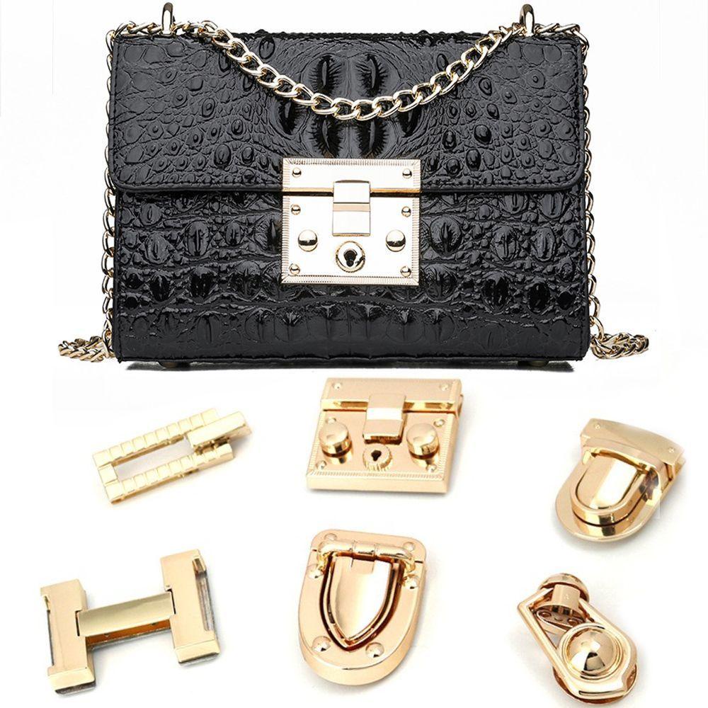 Túi Có Nắp Đậy Thiết Kế Đơn Giản Tiện Dụng|Khóa Kẹp Chống Rỉ Sét Cho Túi Xách