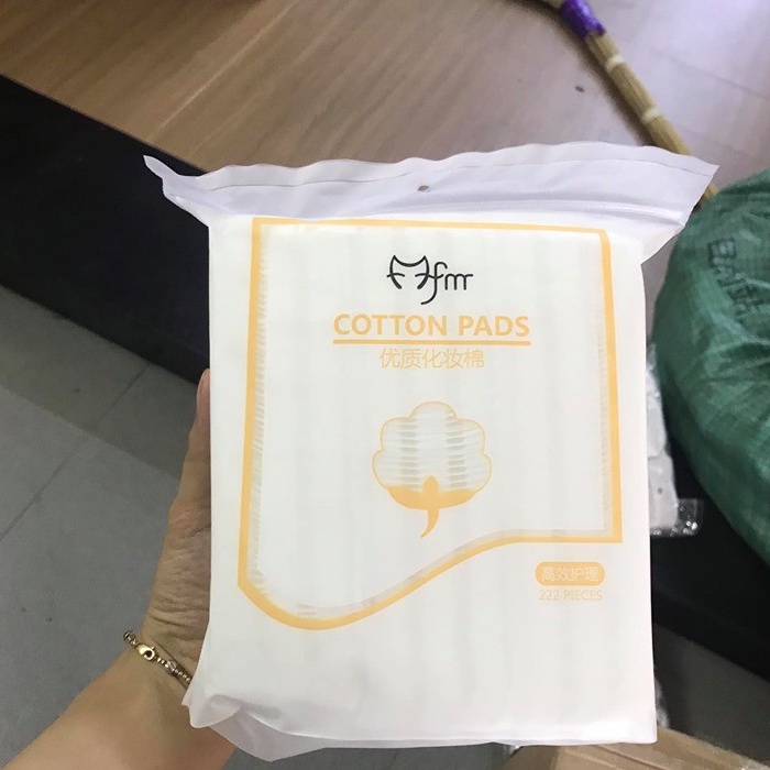 Bông Tẩy Trang Cotton Pads 3 Lớp Túi 222 Miếng Siêu Dai