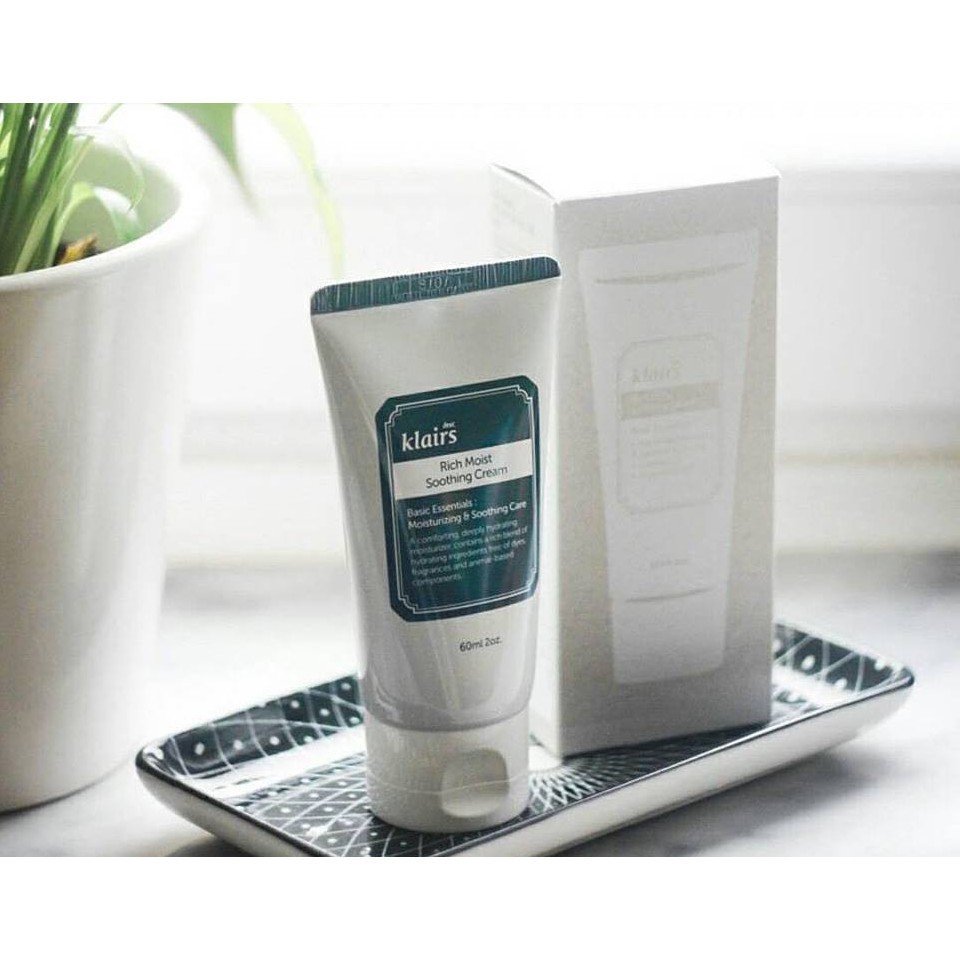 Kem Dưỡng Ẩm Cho Da Khô Klairs Rich Moist Soothing Cream (60ml) | BigBuy360 - bigbuy360.vn