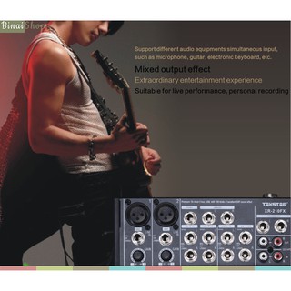 Mixer thu âm USB Takstar XR-210FX