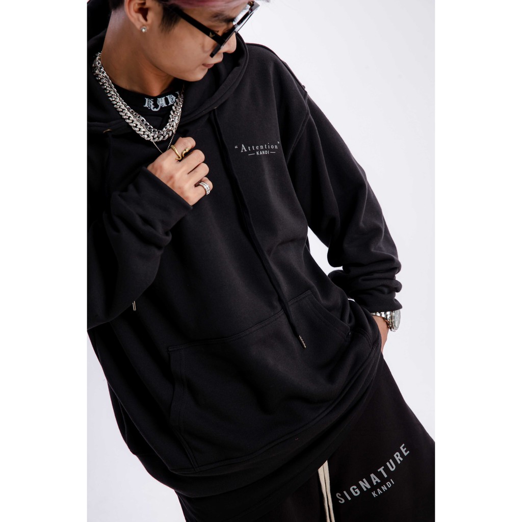 Áo Hoodie Basic Phản Quang Kandi Store Thời Trang Dành Cho Nam Và Nữ