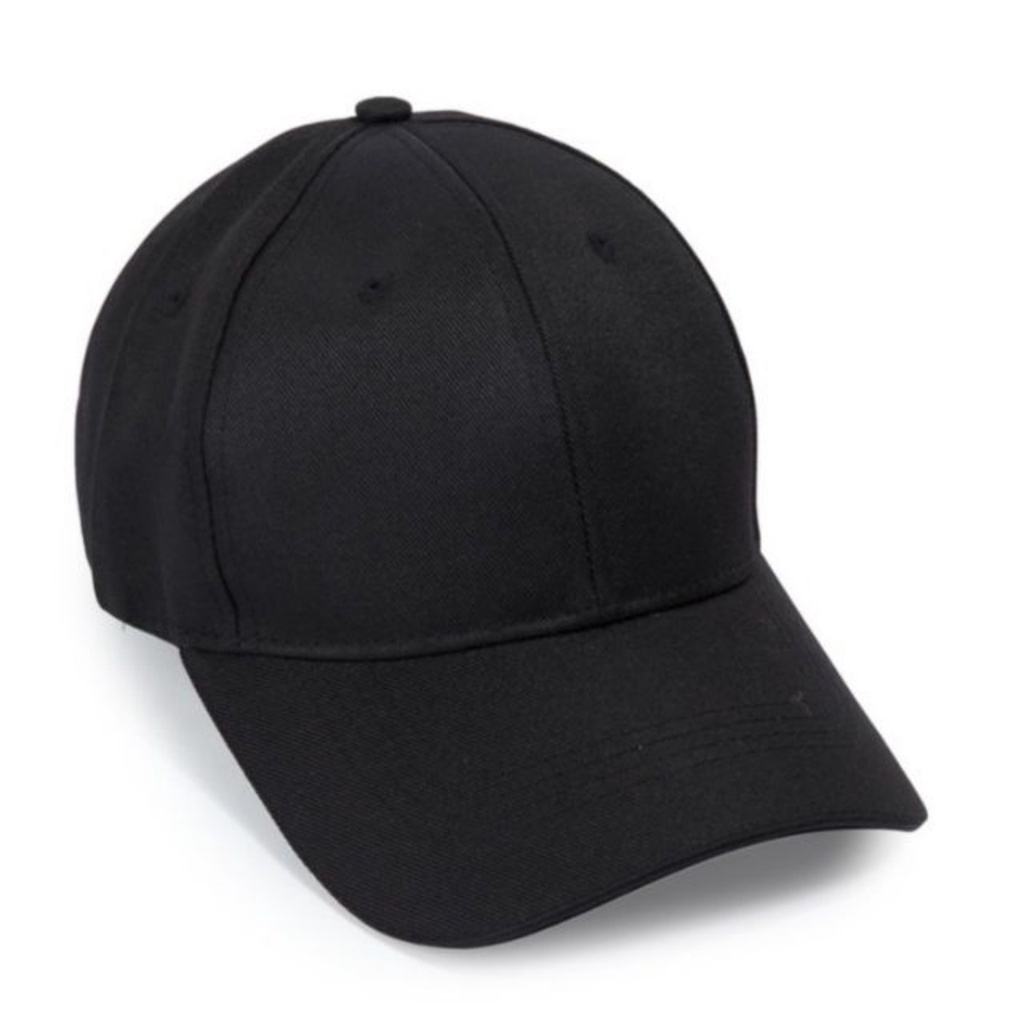Nón kết Unisex streetwear Azumi phong cách Nhật, mũ lưỡi trai trơn đen NK-ĐEN