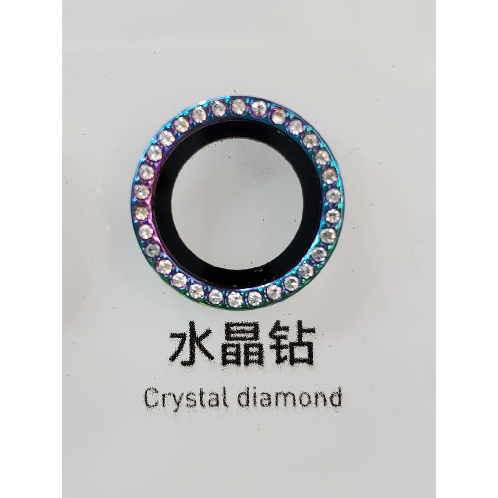 🌟IPHONE 11 / 12 🌟Bộ 3 dán mắt camera Kim cương đính đá iPhone 11 /  12  13 / mini / pro / max   Titan Cực Sang Trọng