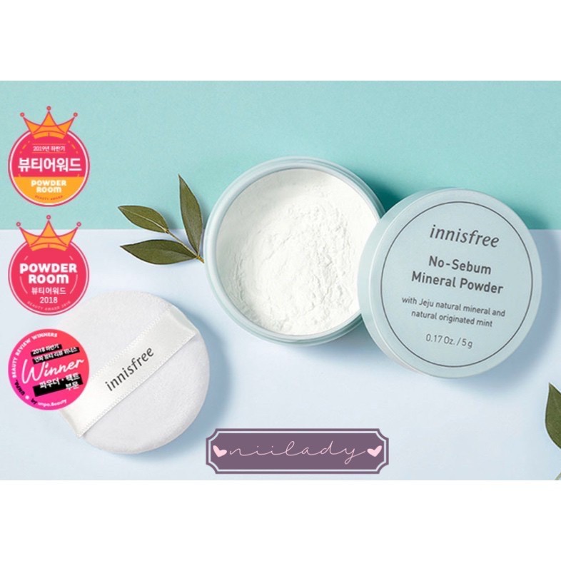 Phấn bột Innisfree No Sebum Mineral Powder | BigBuy360 - bigbuy360.vn
