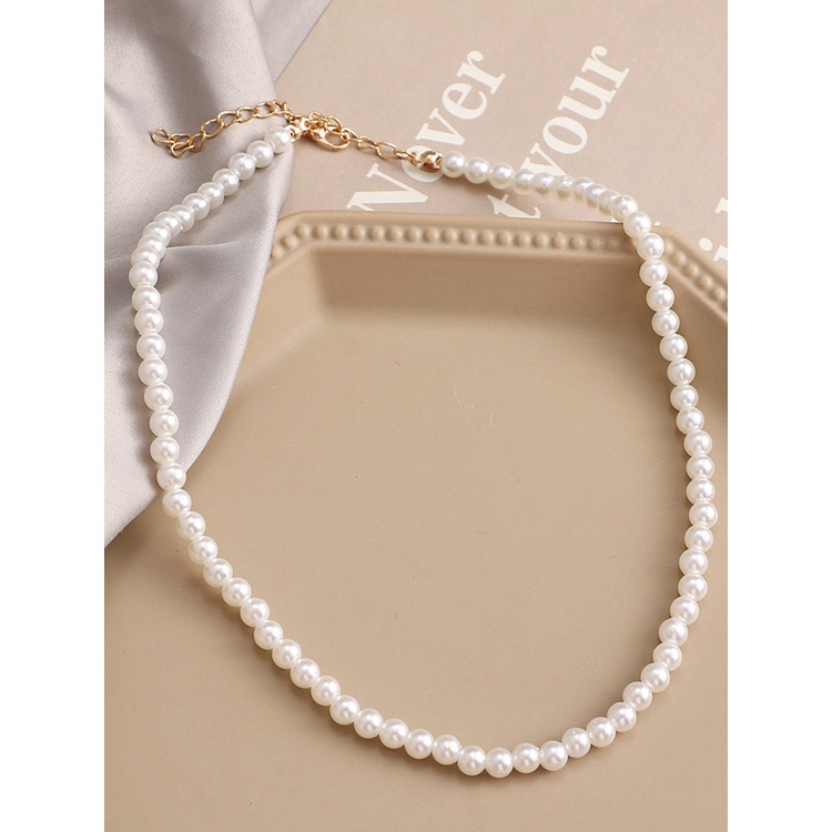 Vòng cổ Chuỗi Ngọc Trai Dài Phong Cách Cổ Điển Sang Trọng Dành Cho Nữ