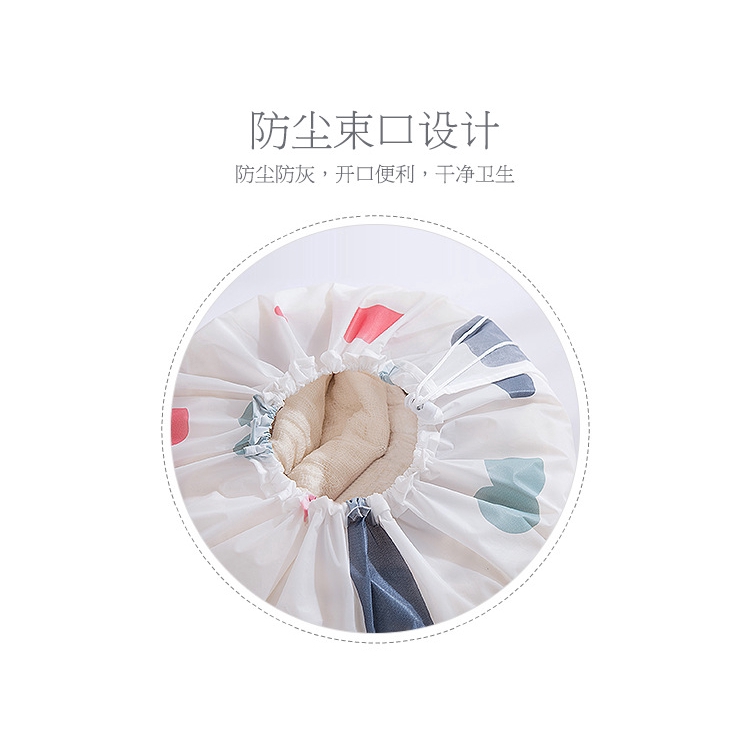 Túi đựng quần áo/ chăn mền chống bụi bẩn in họa tiết hình học độc đáo tiện dụng