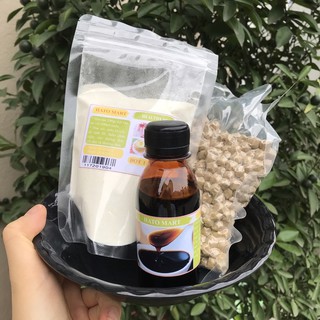 NGUYÊN LIỆU & Full set Tàu hũ trân châu đường đen (10 bát ăn - tặng kèm trân châu trắng)