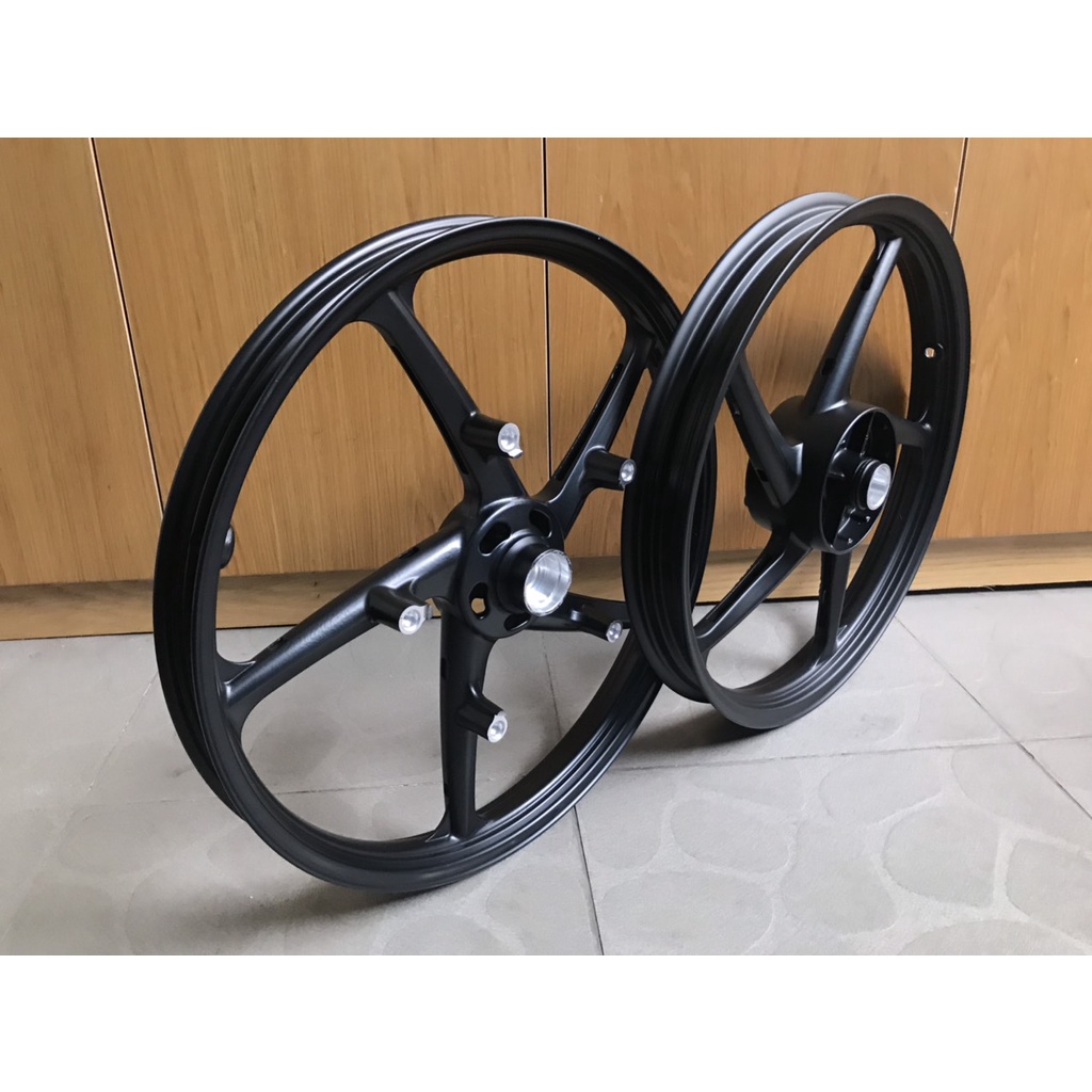 MÂM VÀNH ĐÚC 5 CÂY KIỂU NHƯ RCB RAIDER SATRIA VÀ DÒNG XE ĐỘ LÊN ĐĨA LỚN ZIN THEO XE KHÔNG CHẾ CHÁO