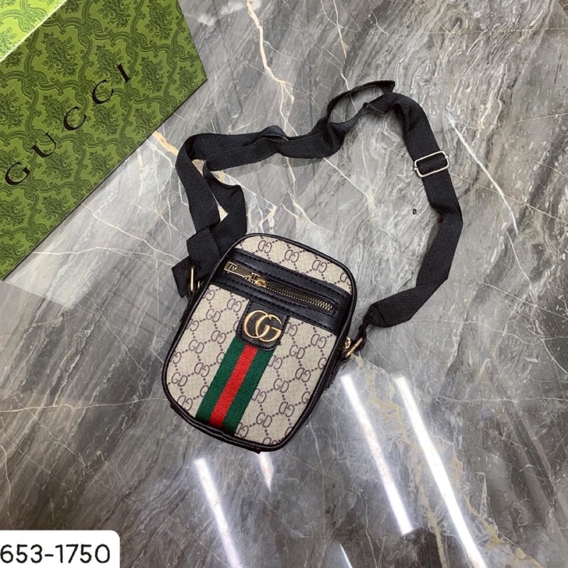 Túi đeo chéo ngực nam gc,Túi chéo da Pu cao cấp