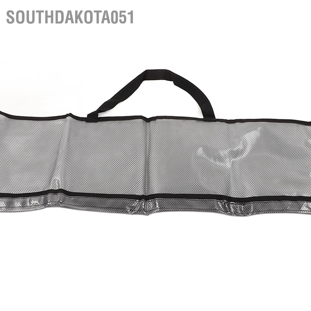 Southdakota051 Túi đựng cần câu cá Dung tích lớn trong suốt có thể gập lại Tay nghề tinh tế PVC Hộp cho ngoài trời