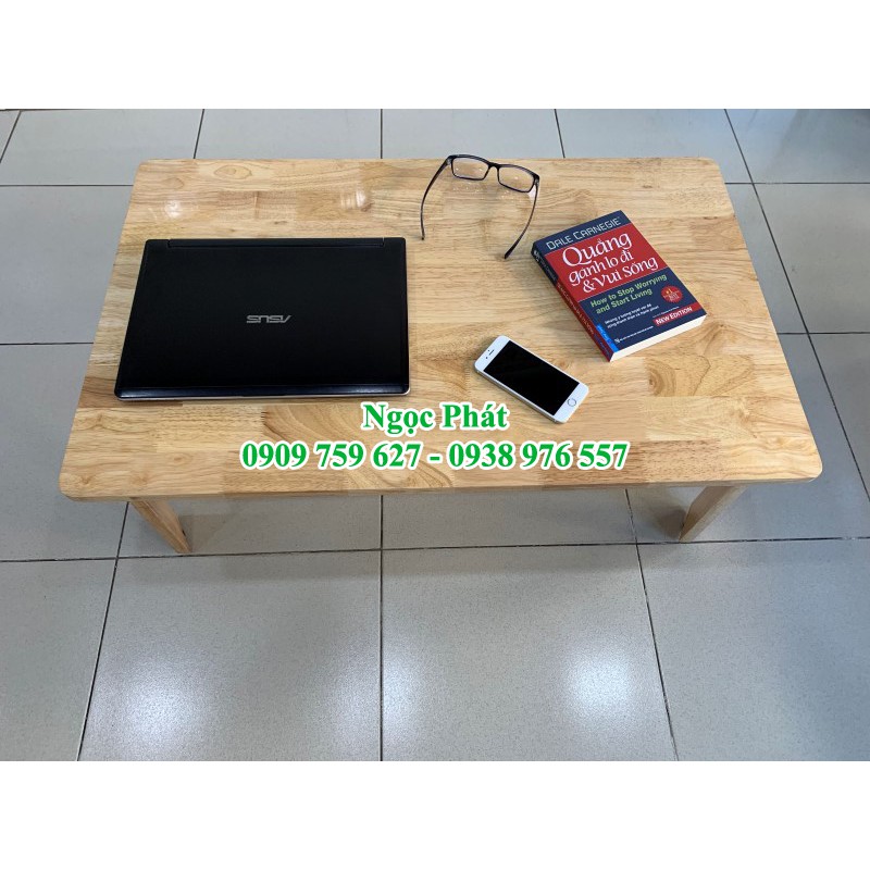Bàn Ngồi Bệt Kiểu Nhật Gỗ Cao Su Đủ Size - NGỌC PHÁT | BigBuy360 - bigbuy360.vn