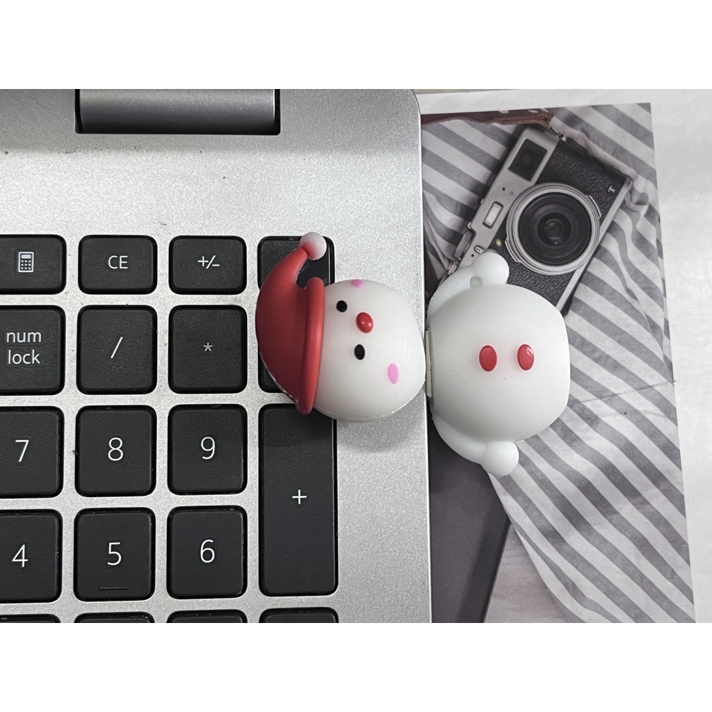 Mới USB 2.0 1GB 2GB 4GB 8GB 16GB 32GB 64GB 128GB Bằng Silicon Hình Ông Già Noel Đội Nón